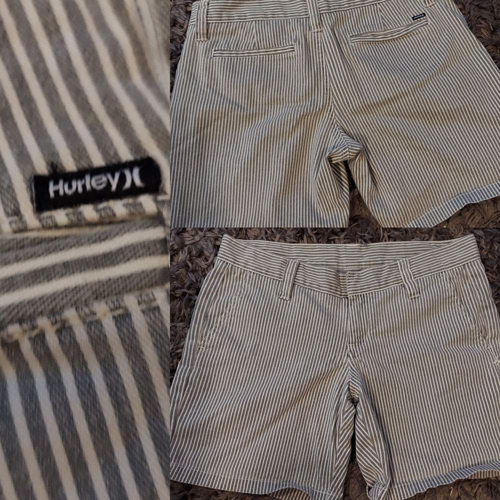 Hurley Pinstripe Shorts Size 5
